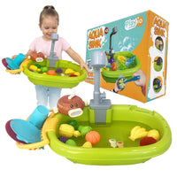Aqua Sink PLAYIO - Play Sink with Electric Water Pump for Kids 3+