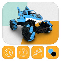 Shark Blaster PLAYIO - RC Car with Water Launchers and Mist Effect