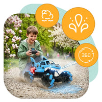 Shark Blaster PLAYIO - RC Car with Water Launchers and Mist Effect
