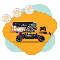 F1 Turbo Drift PLAYIO - RC Car with 360° Drift, Gesture Control and Smoke Effect