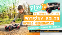 F1 Turbo Drift PLAYIO - RC Car with 360° Drift, Gesture Control and Smoke Effect