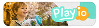 PLAYIO Dinosaur Bubble Gun - Automatic Bubble Machine for Kids