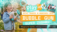 PLAYIO Dinosaur Bubble Gun - Automatic Bubble Machine for Kids