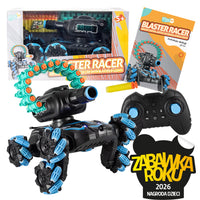 RC Car with Dart Launcher Blaster Racer - 360° Drift and Long-Distance Shooting