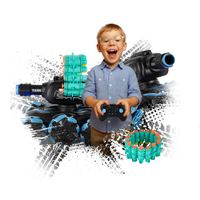 RC Car with Dart Launcher Blaster Racer - 360° Drift and Long-Distance Shooting