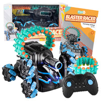 RC Car with Dart Launcher Blaster Racer - 360° Drift and Long-Distance Shooting